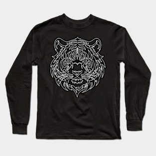 TIGER OUTLINE Long Sleeve T-Shirt